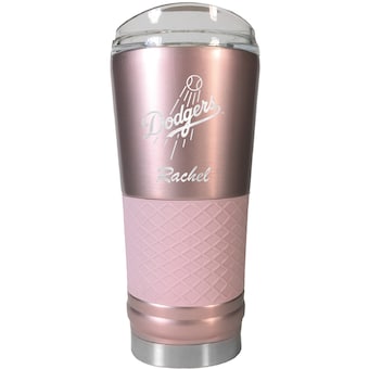 Los Angeles Dodgers 24oz. Personalized Rose Gold Draft Tumbler