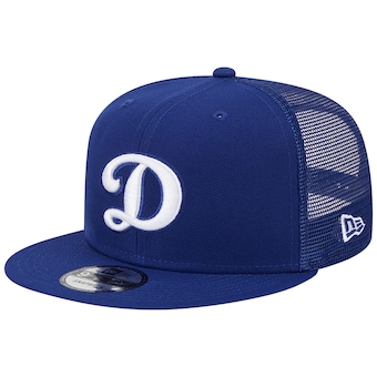 Men's Los Angeles Dodgers New Era Royal D Logo Team Color Trucker 9FIFTY Snapback Hat