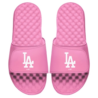 Women's Los Angeles Dodgers ISlide Pink Primary Logo Slide Sandals