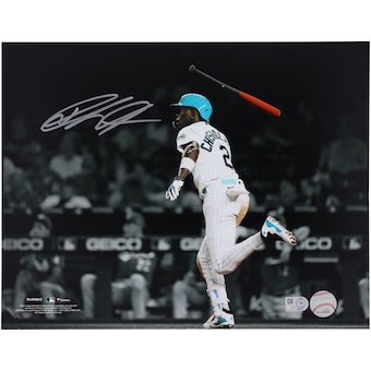 Jazz Chisholm Jr. Miami Marlins Autographed Fanatics Authentic 11"x 14" Spotlight Photograph 