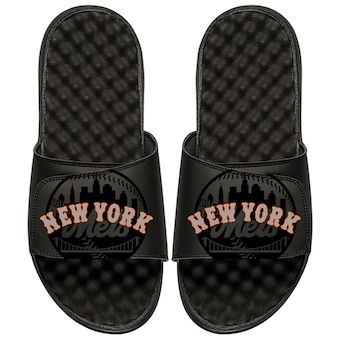 New York Mets ISlide MLB Tonal Pop Slide Sandals - Black