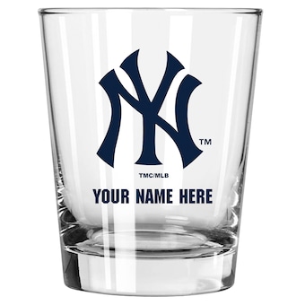 New York Yankees 15oz. Personalized Double Old Fashioned Glass