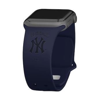 New York Yankees Debossed Silicone Apple Watch Band