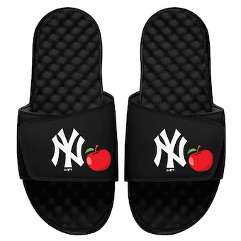 Youth New York Yankees ISlide Black Local City Patch Design Slide Sandals