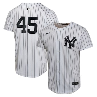 Youth New York Yankees Gerrit Cole Nike White Home Game Player Jersey