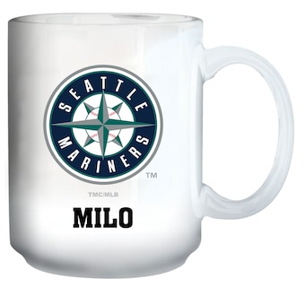 Seattle Mariners White 15oz. Personalized Mug