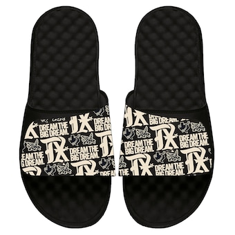 Men's Texas Rangers  ISlide Black 2023 City Connect Repeat Slide Sandals