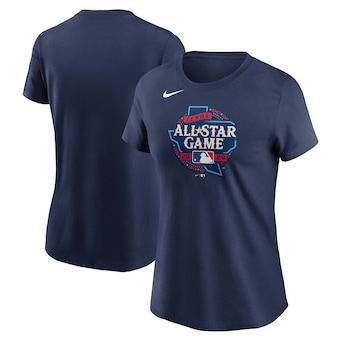 Women's Nike Navy 2024 MLB All-Star Game Logo T-Shirt