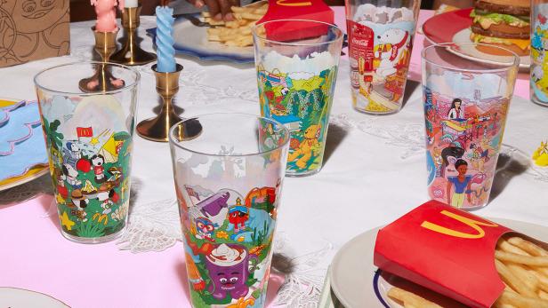 McDonald’s Wants You to Collect Six Cups Decorated With Its Most Iconic Happy Meal Toys