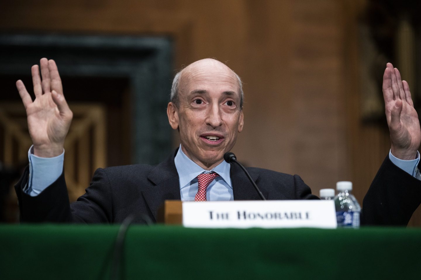 SEC Chairman Chairman Gary Gensler testifies at the US senate