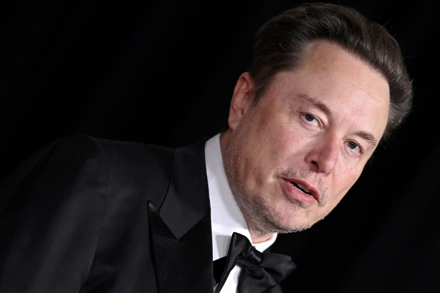 Elon Musk attends the 10th Annual Breakthrough Prize Ceremony at Academy Museum of Motion Pictures on April 13, 2024 in Los Angeles.