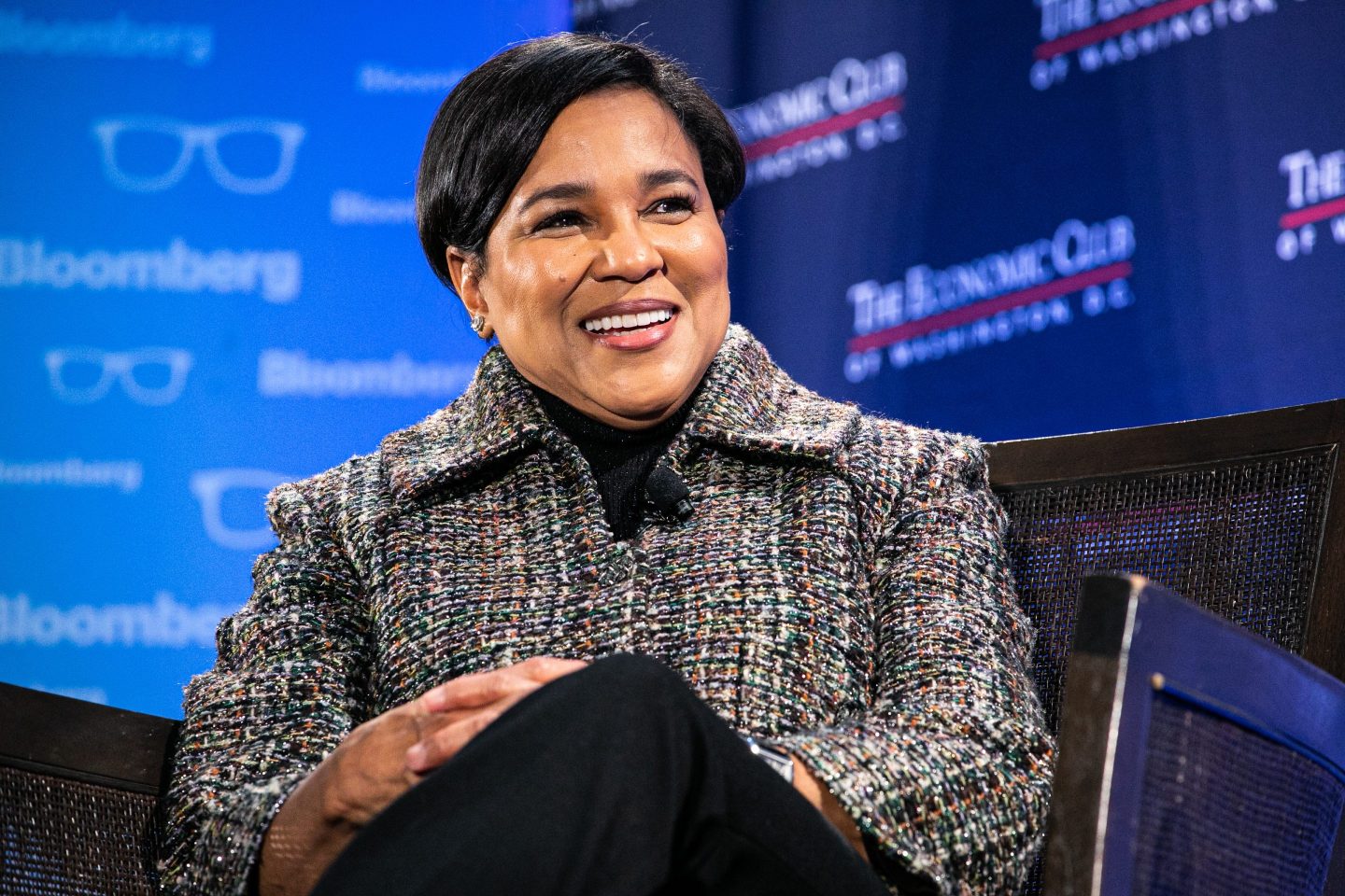 Rosalind Brewer, chief executive officer of Walgreens Boots Alliance Inc., during an interview for an episode of &#8220;The David Rubenstein Show: Peer-to-Peer Conversations&#8221; at the Economic Club of Washington DC in Washington, DC, US, on Wednesday, Dec. 7, 2022. Rosalind Brewer joined Walgreens Boots Alliance as Chief Executive Officer and a Board Director in March 2021 as the pandemic continued and the companys role in COVID-19 vaccine administration was ramping up. Photographer: Valerie Plesch/Bloomberg via Getty Images