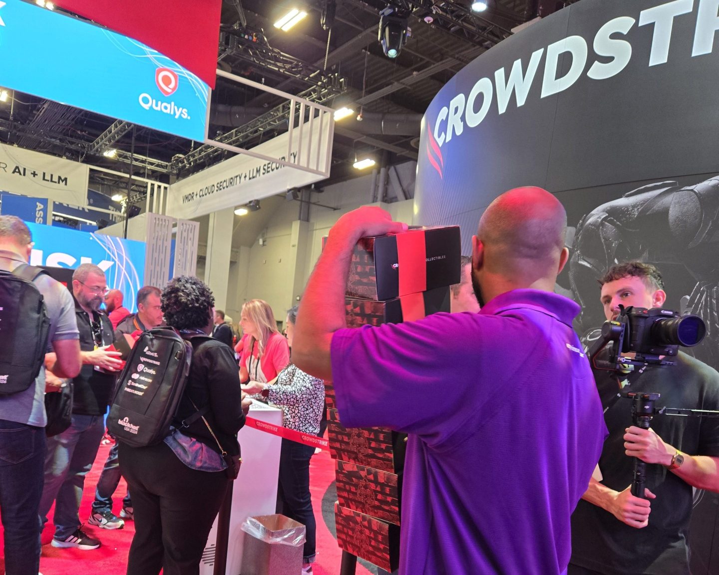 Crowdstrike caused a global computer meltdown — people at the Black Hat cybersecurity conference can’t get enough of its swag