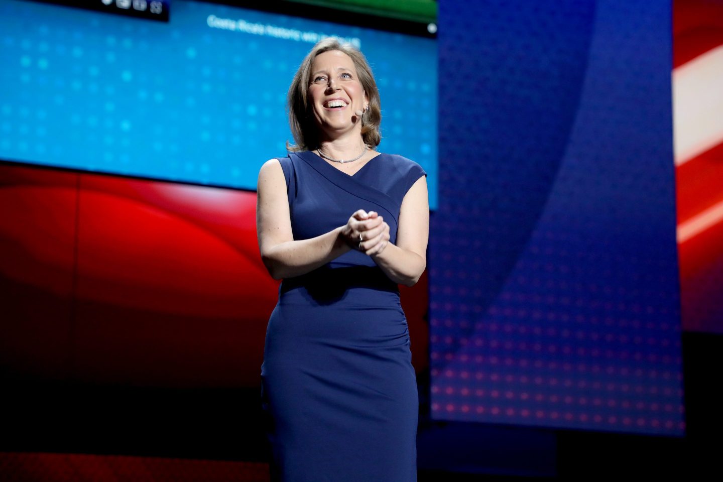 Susan Wojcicki on stage