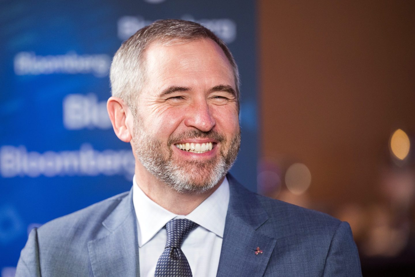 Brad Garlinghouse, chief executive officer of Ripple Labs Inc., during a Bloomberg Television interview on the sidelines of the Token2049 conference in Singapore, on Wednesday, Sept. 13, 2023. The conference runs through Sept. 14. Photographer: Joseph Nair/Bloomberg via Getty Images