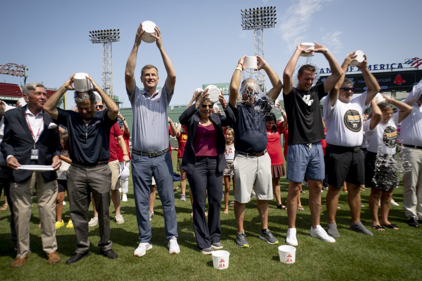 The ice bucket challenge is back. A decade after the viral campaign, organizers are once again fundraising to find a cure for ALS