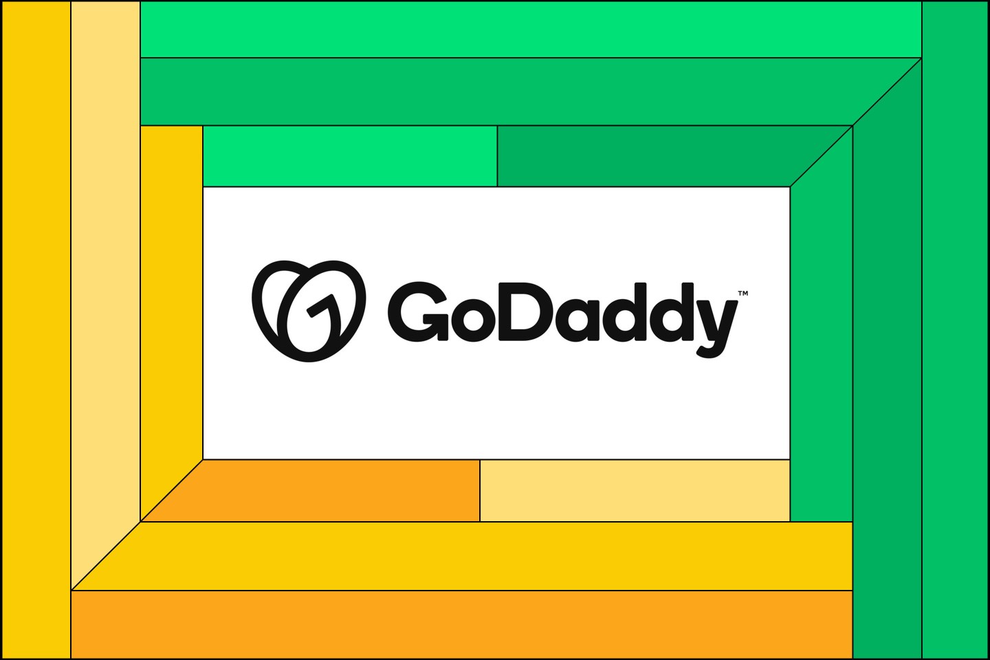 The GoDaddy logo.