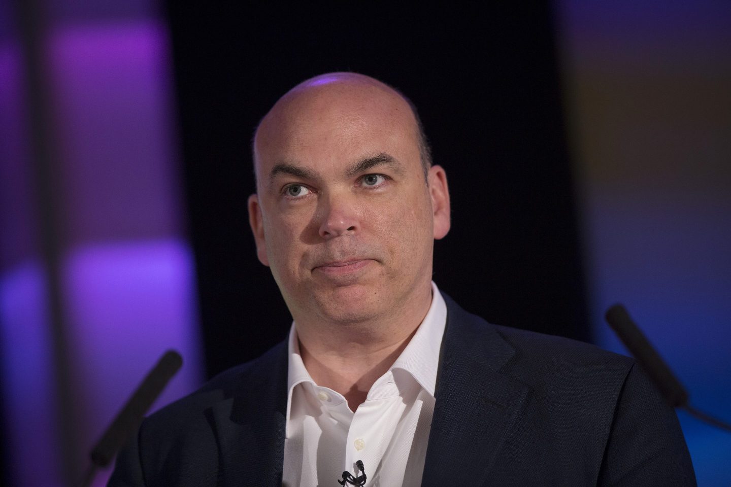 Mike Lynch, former chief executive officer at Hewlett-Packard Co.'s Autonomy unit, speaks during the Economist Bellwether Europe conference in London, U.K., on Thursday, April 25, 2013.