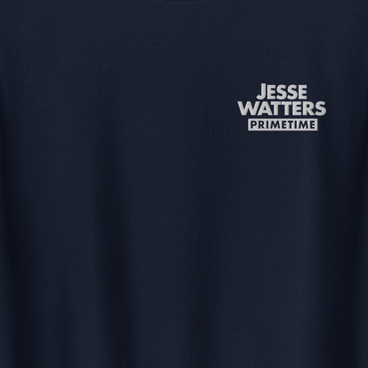 Jesse Watters Primetime Logo Embroidered Crewneck