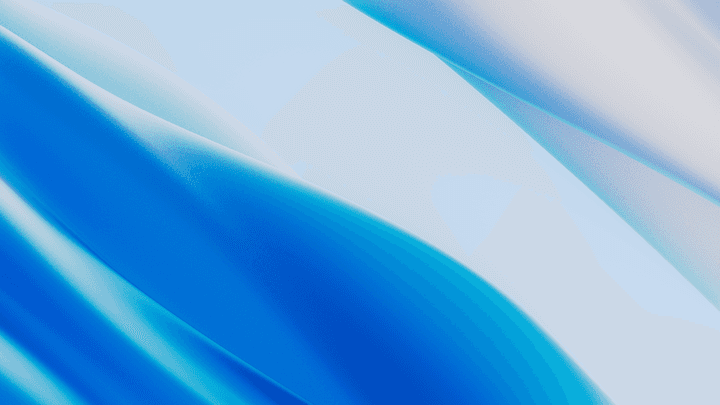 Blue wallpaper with abstract shapes