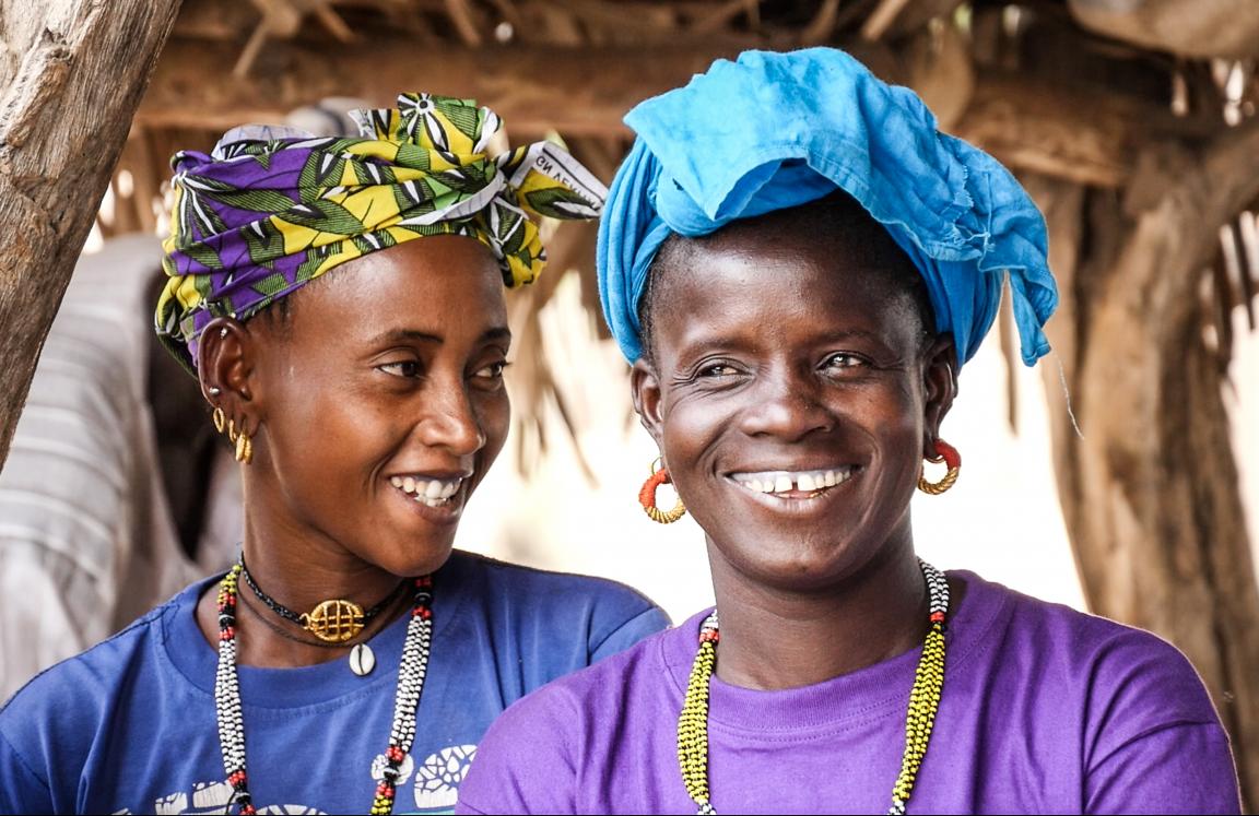 Happy women in Ngawarr Village, Central River Region