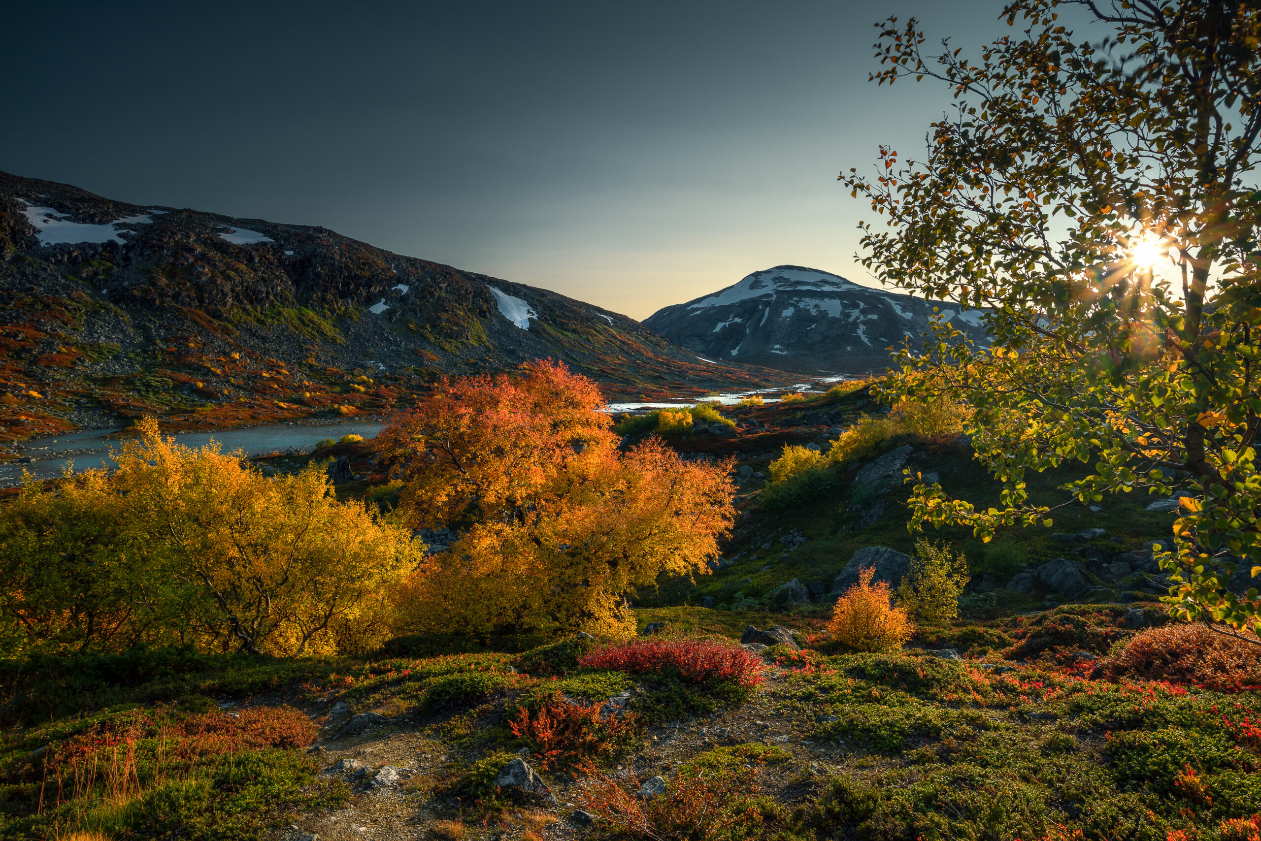 Høstlandskap. Foto