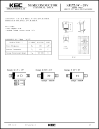 KDZ4.3V Datasheet