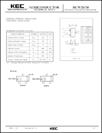 BCW68HR Datasheet