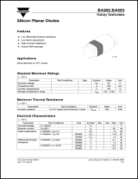 BA982 Datasheet