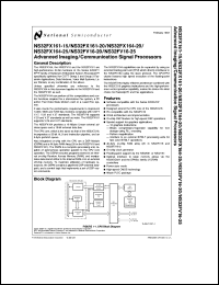 NS32FV16AV-20 Datasheet