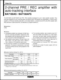 BA7180AS Datasheet