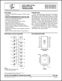 IDT74FCT640TSOB Datasheet