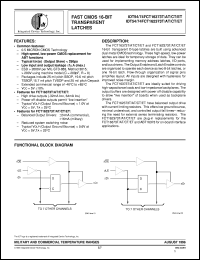 IDT74FCT162373ATEB Datasheet