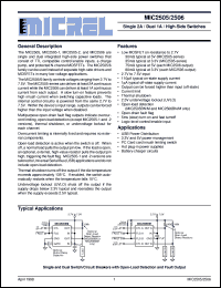 MIC2558BM Datasheet