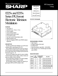 E2258T2 Datasheet