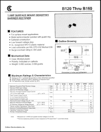 B160 Datasheet