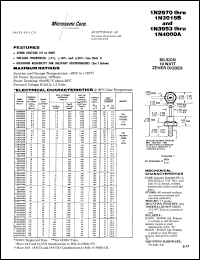 1N3037B Datasheet