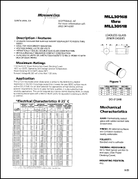 MLL3030B Datasheet