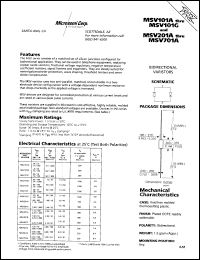 MSV301A Datasheet