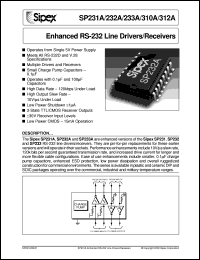 SP232ECP Datasheet