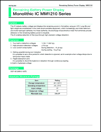 MM1291HW Datasheet