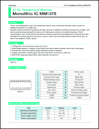 MM1376 Datasheet