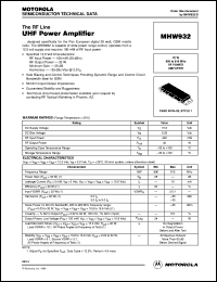 MHW932 Datasheet