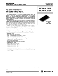 MCM69L736AZP8.5 Datasheet