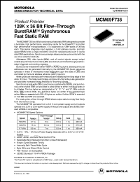 MCM69F737TQ8 Datasheet