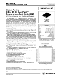 MCM67J618AFN5 Datasheet