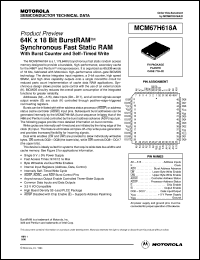 MCM67H618AFN12 Datasheet