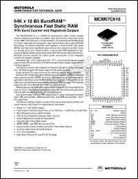 MCM67C618BFN5 Datasheet