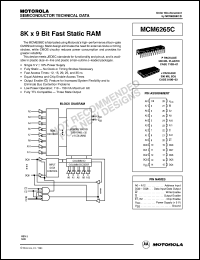 MCM6265CP15 Datasheet