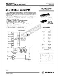 MCM6264CJ15 Datasheet